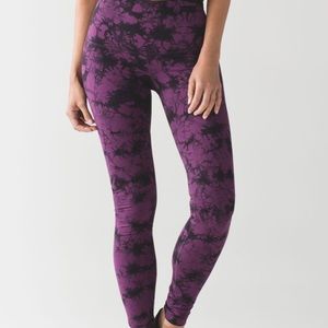 Lululemon tiedye under wonder full length leggings